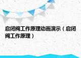 啟閉閥工作原理動(dòng)畫演示（啟閉閥工作原理）