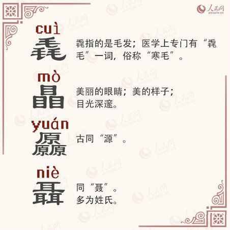 漲知識 加強版“三疊字”，你會念嗎？