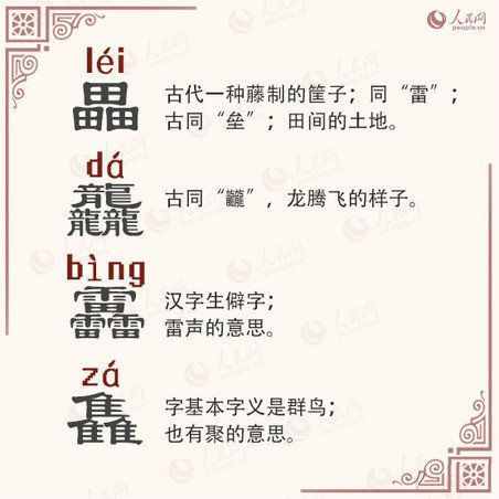 漲知識 加強版“三疊字”，你會念嗎？