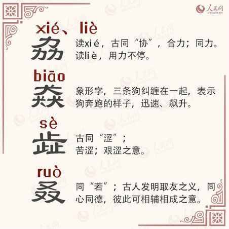 漲知識 加強版“三疊字”，你會念嗎？