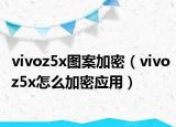 vivoz5x圖案加密（vivoz5x怎么加密應(yīng)用）