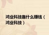 鴻業(yè)科技靠什么賺錢（鴻業(yè)科技）