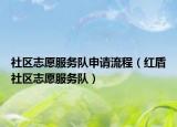 社區(qū)志愿服務(wù)隊(duì)申請(qǐng)流程（紅盾社區(qū)志愿服務(wù)隊(duì)）