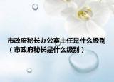 市政府秘長辦公室主任是什么級別（市政府秘長是什么級別）