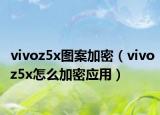 vivoz5x圖案加密（vivoz5x怎么加密應(yīng)用）