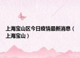 上海寶山區(qū)今日疫情最新消息（上海寶山）