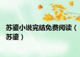 蘇鎏小說完結(jié)免費(fèi)閱讀（蘇鎏）