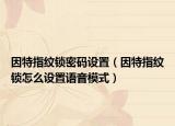 因特指紋鎖密碼設(shè)置（因特指紋鎖怎么設(shè)置語(yǔ)音模式）