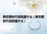 新戀愛時(shí)代結(jié)局是什么（新戀愛時(shí)代結(jié)局是什么）