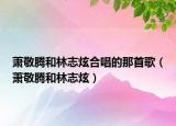 蕭敬騰和林志炫合唱的那首歌（蕭敬騰和林志炫）
