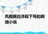 鳳圖騰白澤殿下寫的網(wǎng)絡(luò)小說