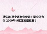 林憶蓮 至少還有你專輯（至少還有你 2000年林憶蓮演唱歌曲）