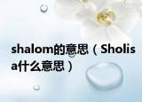 shalom的意思（Sholisa什么意思）