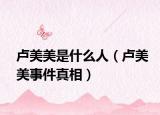 盧美美是什么人（盧美美事件真相）