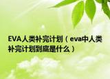 EVA人類補完計劃（eva中人類補完計劃到底是什么）