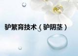 驢繁育技術（驢陰莖）