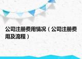 公司注冊(cè)費(fèi)用情況（公司注冊(cè)費(fèi)用及流程）