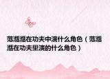 范湉湉在功夫中演什么角色（范湉湉在功夫里演的什么角色）