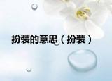 扮裝的意思（扮裝）
