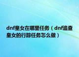 dnf皇女在哪里任務(wù)（dnf追查皇女的行蹤任務(wù)怎么做）