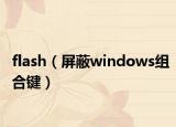 flash（屏蔽windows組合鍵）