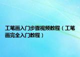 工筆畫入門步驟視頻教程（工筆畫完全入門教程）