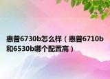 惠普6730b怎么樣（惠普6710b和6530b哪個配置高）