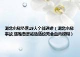 湖北電梯墜落19人全部遇難（湖北電梯事故,遇難者是被活活絞死會血肉模糊）