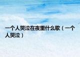 一個人哭泣在夜里什么歌（一個人哭泣）