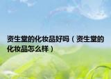 資生堂的化妝品好嗎（資生堂的化妝品怎么樣）