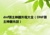 dnf領(lǐng)主神器外觀大全（DNF領(lǐng)主神器光劍）