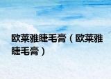 歐萊雅睫毛膏（歐萊雅睫毛膏）