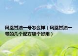 鳳凰甘油一號怎么樣（鳳凰甘油一號的幾個配方哪個好用）