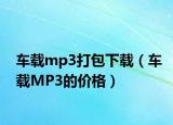 車載mp3打包下載（車載MP3的價(jià)格）