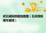 武石城際鐵路線(xiàn)路圖（石武高鐵通車(chē)路線(xiàn)）