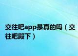 交往吧app是真的嗎（交往吧殿下）