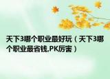 天下3哪個職業(yè)最好玩（天下3哪個職業(yè)最省錢,PK厲害）