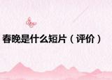 春晚是什么短片（評(píng)價(jià)）