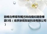鍗椾含榫欓攼鏅鴻兘縐戞妧鏈夐檺鍏徃（南京新銳智能科技有限公司）
