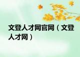 文登人才網官網（文登人才網）