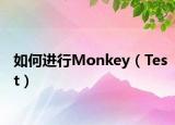 如何進(jìn)行Monkey（Test）