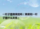 一葉子是韓束的嗎（韓束和一葉子是什么關(guān)系）