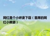 網(wǎng)紅是個小嬌妻下載（首席的網(wǎng)紅小嫩妻）