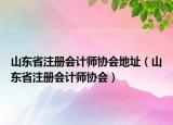 山東省注冊會計師協(xié)會地址（山東省注冊會計師協(xié)會）