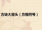 方塊大背頭（方根符號(hào)）