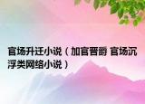 官場升遷小說（加官晉爵 官場沉浮類網(wǎng)絡(luò)小說）