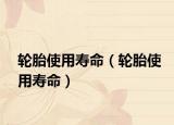 輪胎使用壽命（輪胎使用壽命）