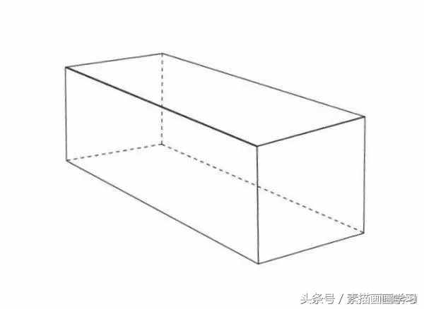 如何學(xué)素描——素描長(zhǎng)方體的繪畫教程