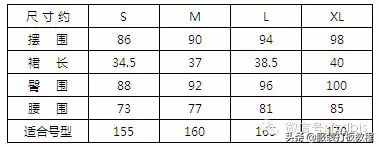 服裝的加放松量尺碼對(duì)照表才智服裝制版總結(jié)