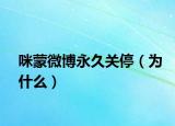 咪蒙微博永久關(guān)停（為什么）